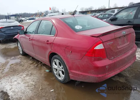 2012 Ford Fusion Se из США, поврежденный, VIN 3FAHP0HA1CR432506